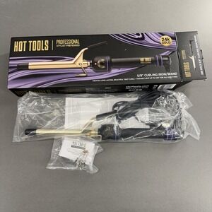 Hot Tools Professional 24K Gold 5/8" Curling Iron Wand Hair Styling 430F